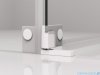 Ronal Cadura White Line drzwi wahadłowe 80cm jednoczęściowe prawe z polem stałym biały mat CA31CD0800907